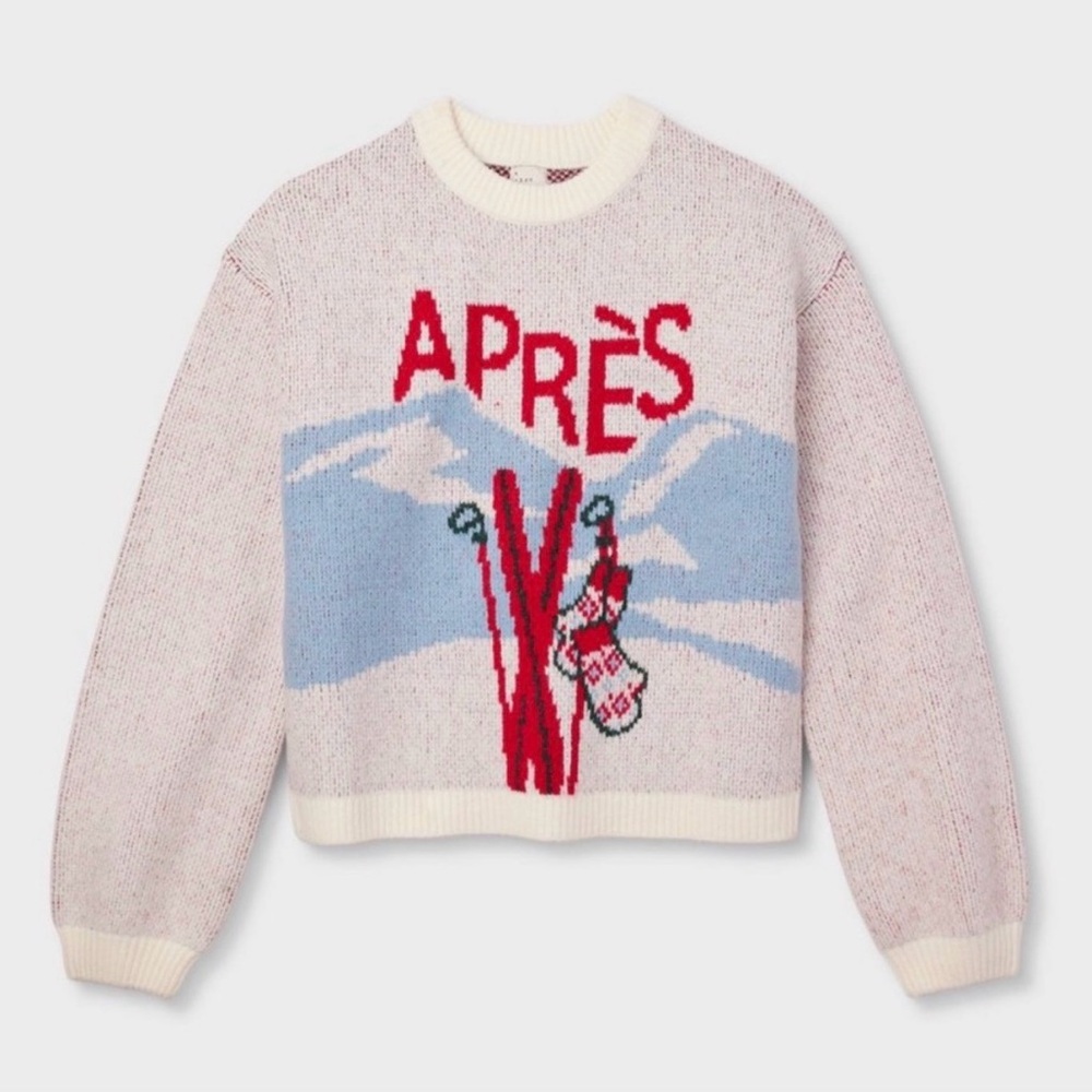 Après Ski Snow Pullover Sweater